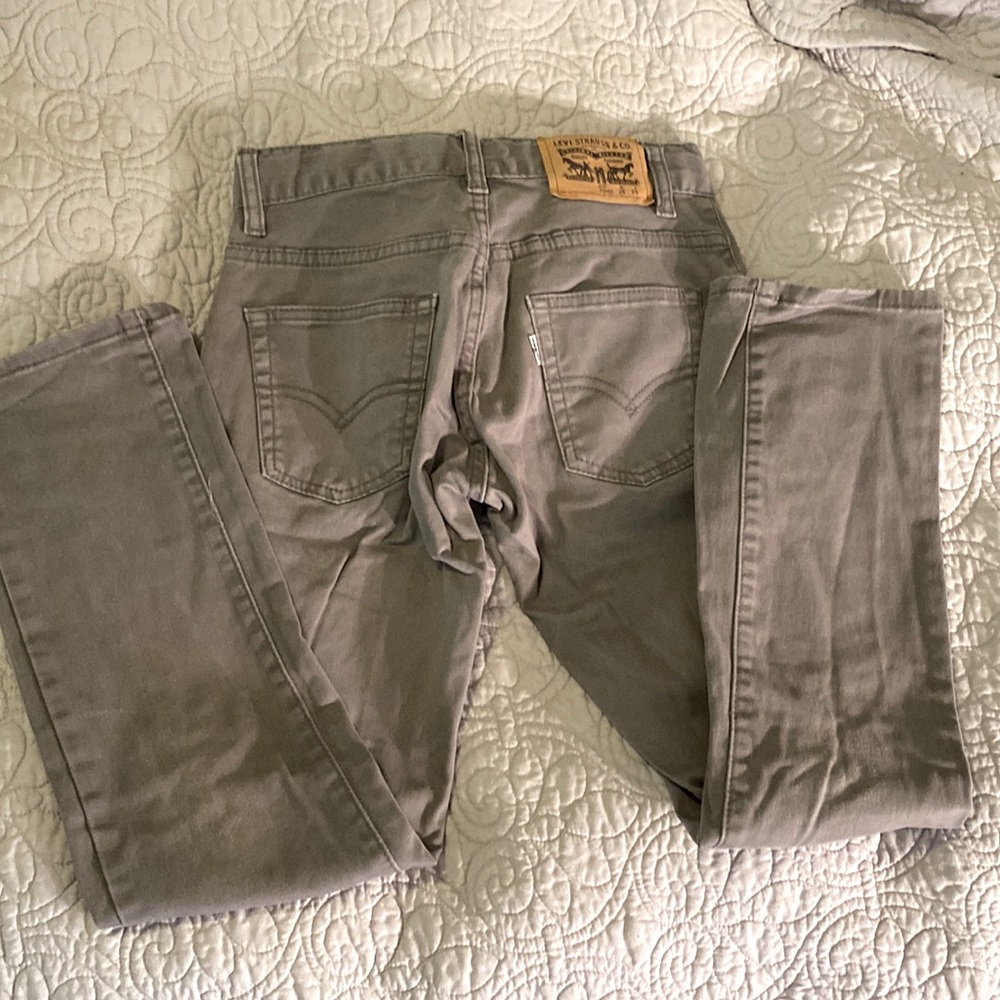 Levi’s 511 Slim Gray Denim Jeans Boy’s Sz 10 regular